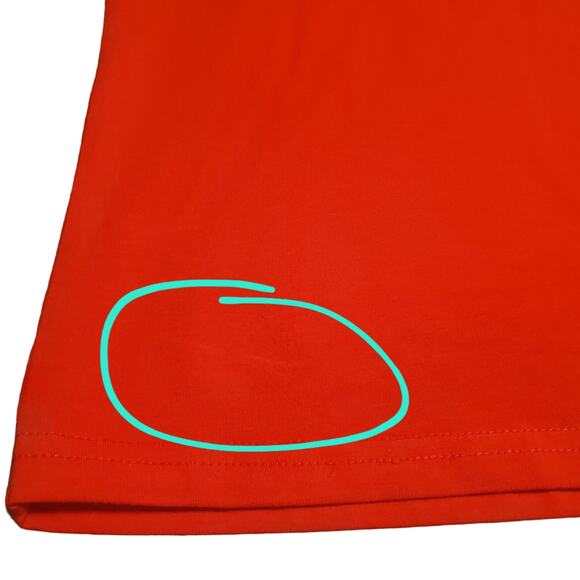 NEW Heads or Tails Size XL FITTED Red T-Shirt Cobra Tiger Rhinestone TINY FLAW - Picture 3 of 8